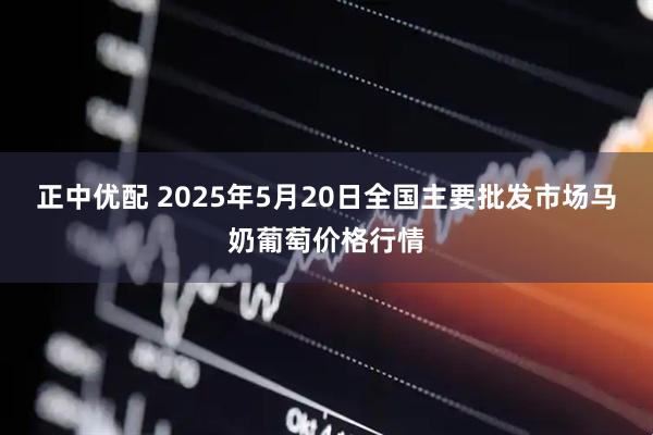 正中优配 2025年5月20日全国主要批发市场马奶葡萄价格行情