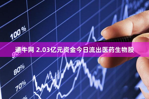 通牛网 2.03亿元资金今日流出医药生物股