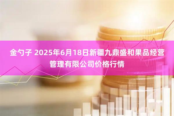 金勺子 2025年6月18日新疆九鼎盛和果品经营管理有限公司价格行情